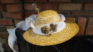 Hat with Hatpins