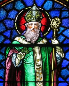 St. Patrick Stained Glass Window